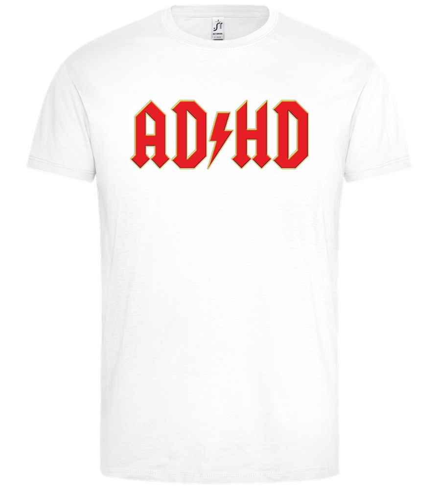 ADHD Design - Premium men's t-shirt_WHITE_front