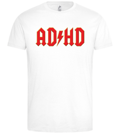 ADHD Design - Premium men's t-shirt_WHITE_front