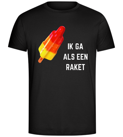 Als een Raket Design - Comfort Unisex T-Shirt_DEEP BLACK_front