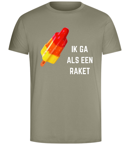 Als een Raket Design - Comfort Unisex T-Shirt_KHAKI_front