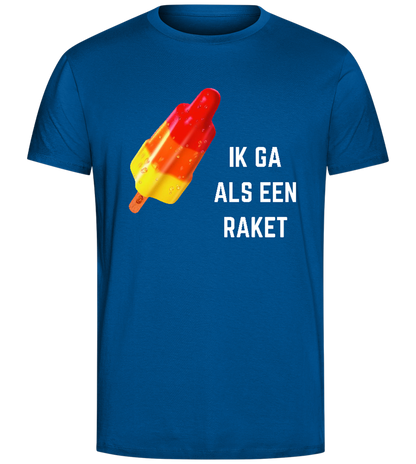 Als een Raket Design - Comfort Unisex T-Shirt_ROYAL_front