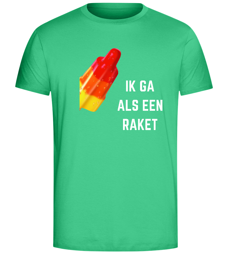 Als een Raket Design - Comfort Unisex T-Shirt_SPRING GREEN_front