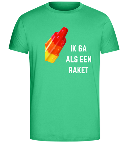 Als een Raket Design - Comfort Unisex T-Shirt_SPRING GREEN_front