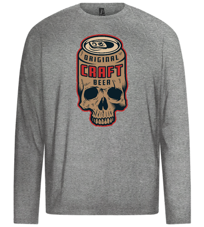 Craft Beer Design - Premium men's long sleeve t-shirt_ORION GREY_front