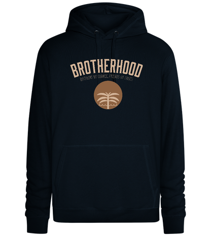 Brotherhood Palm Tree Design - Premium unisex hoodie_BLACK_front