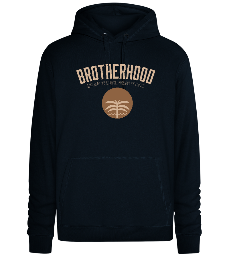 Brotherhood Palm Tree Design - Premium unisex hoodie_BLACK_front