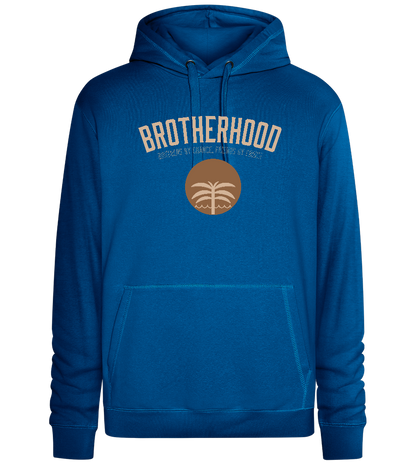 Brotherhood Palm Tree Design - Premium unisex hoodie_ROYAL_front