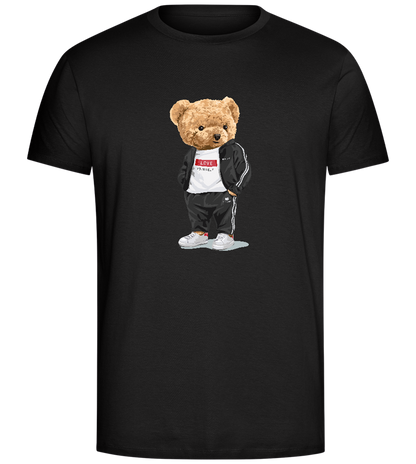 Bear Love Yourself Design - Comfort Unisex T-Shirt_DEEP BLACK_front