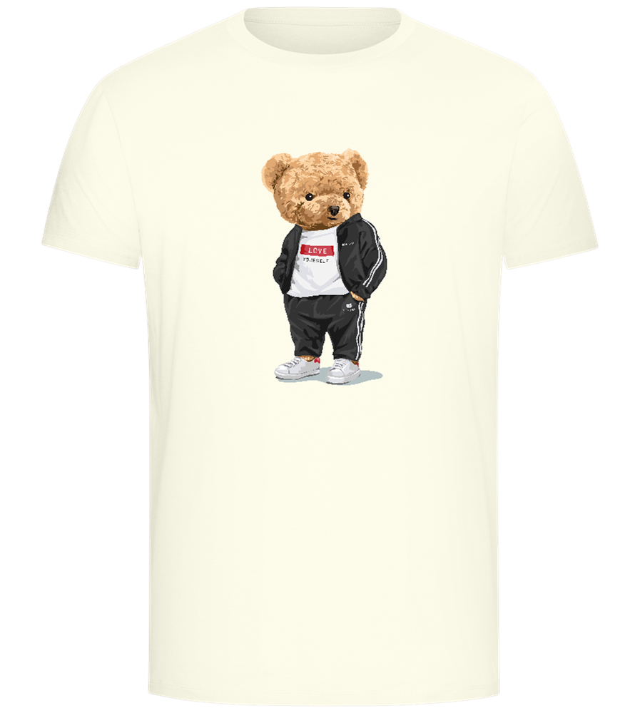 Bear Love Yourself Design - Comfort Unisex T-Shirt_ECRU_front