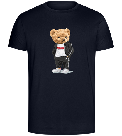 Bear Love Yourself Design - Comfort Unisex T-Shirt_FRENCH NAVY_front