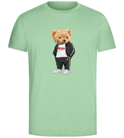 Bear Love Yourself Design - Comfort Unisex T-Shirt_ICE GREEN_front