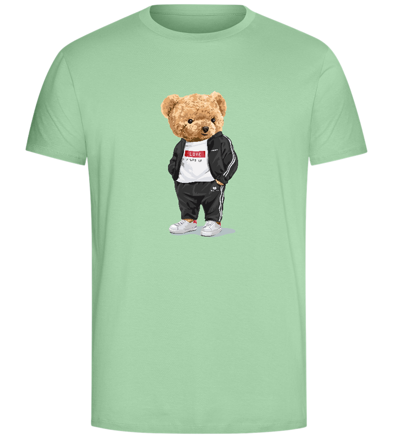 Bear Love Yourself Design - Comfort Unisex T-Shirt_ICE GREEN_front