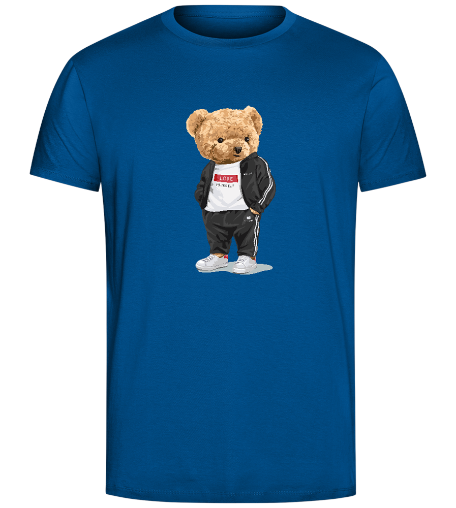 Bear Love Yourself Design - Comfort Unisex T-Shirt_ROYAL_front