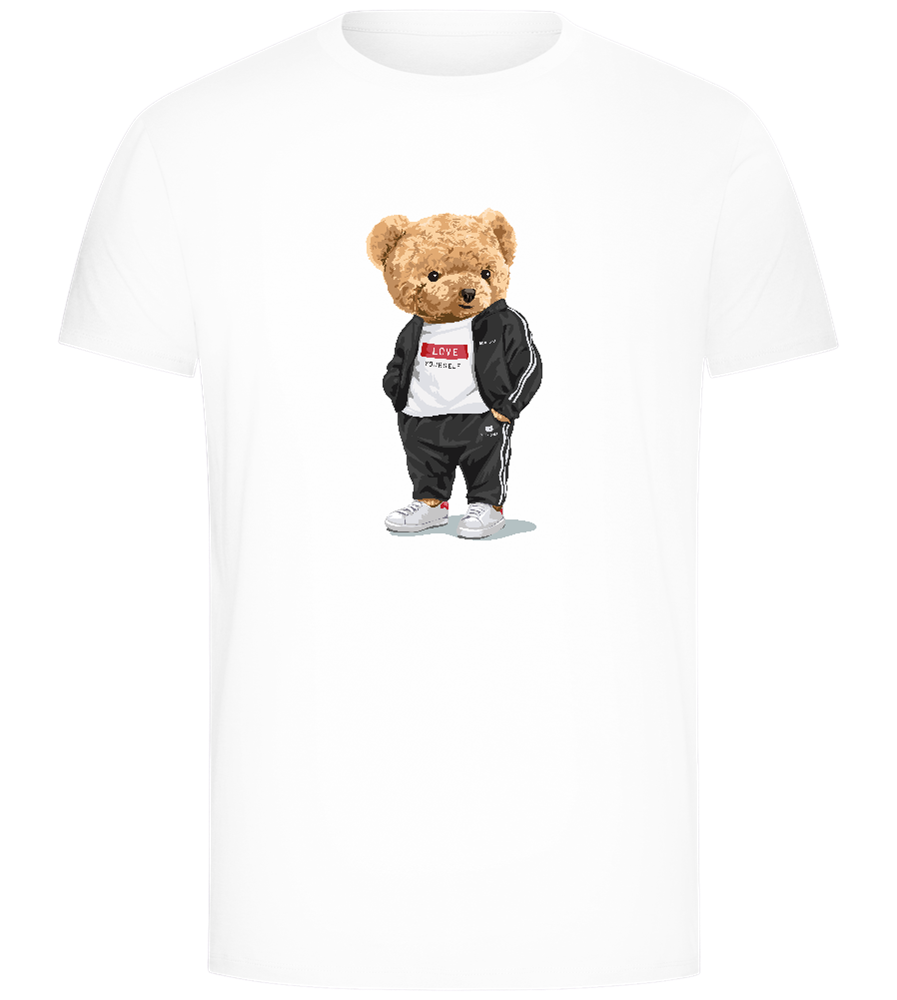 Bear Love Yourself Design - Comfort Unisex T-Shirt_WHITE_front