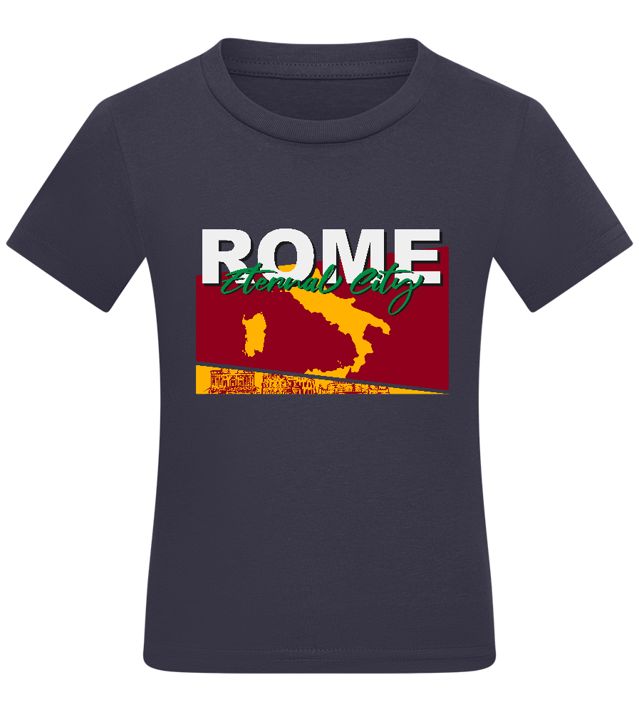Eternal City Design - Comfort kids fitted t-shirt_FRENCH NAVY_front