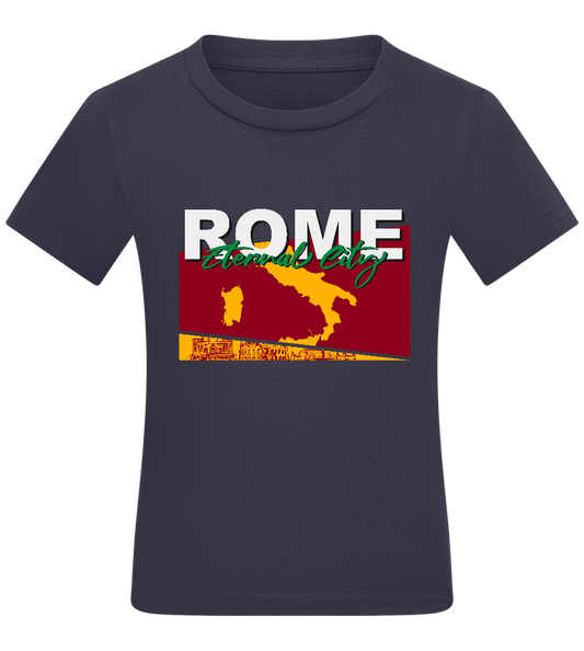 Eternal City Design - Comfort kids fitted t-shirt_FRENCH NAVY_front