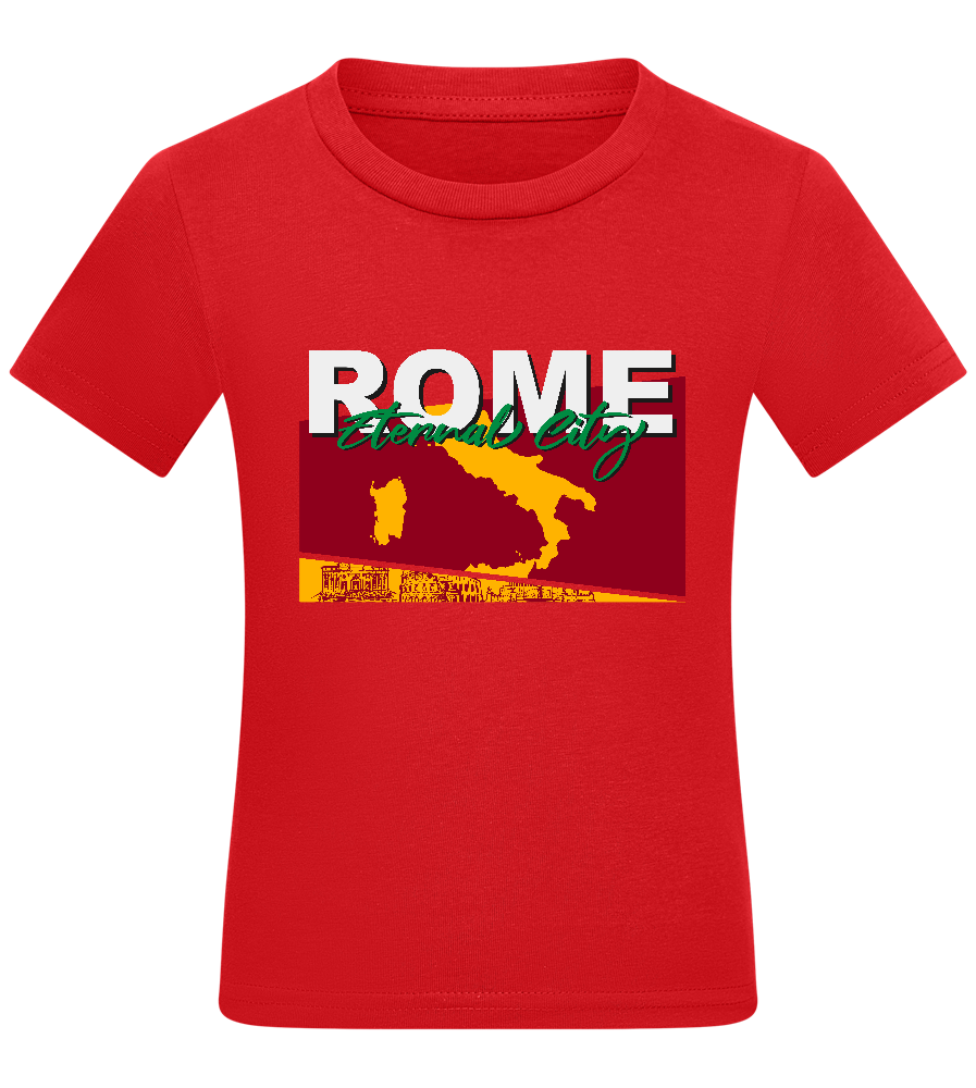 Eternal City Design - Comfort kids fitted t-shirt_RED_front