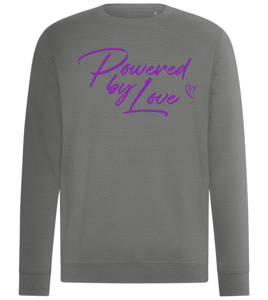 Powered By Love Design - Comfort unisex sweater_ORION GREY II_front