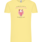 Cause For Weight Gain Design - Comfort Unisex T-Shirt_AMARELO CLARO_front