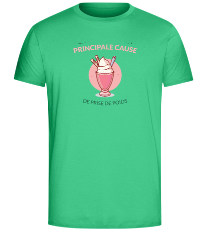 Cause For Weight Gain Design - Comfort Unisex T-Shirt_SPRING GREEN_front