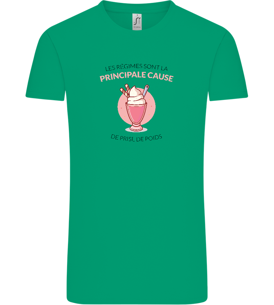 Cause For Weight Gain Design - Comfort Unisex T-Shirt_SPRING GREEN_front