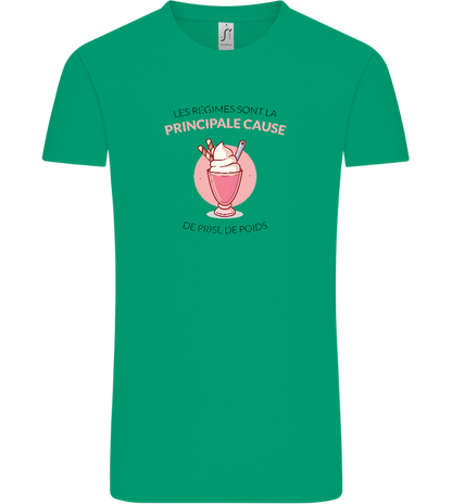 Cause For Weight Gain Design - Comfort Unisex T-Shirt_SPRING GREEN_front