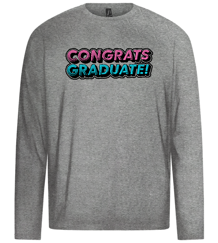 Congrats Graduate Design - Premium men's long sleeve t-shirt_ORION GREY_front