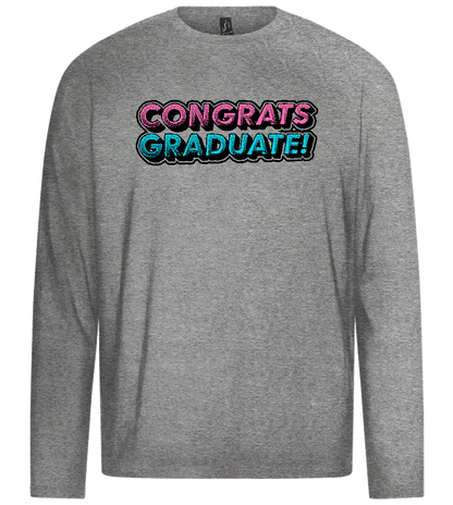 Congrats Graduate Design - Premium men's long sleeve t-shirt_ORION GREY_front