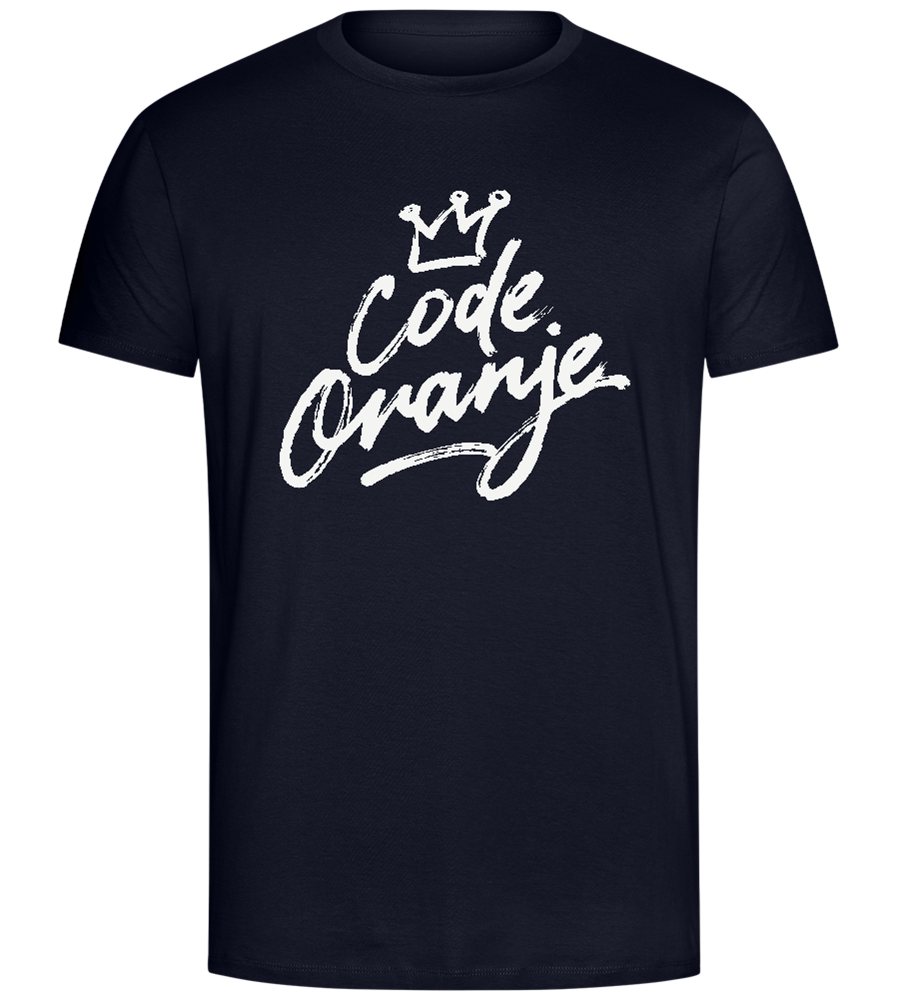 Code Oranje Design - Comfort Unisex T-Shirt_FRENCH NAVY_front