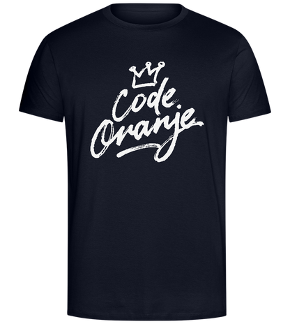 Code Oranje Design - Comfort Unisex T-Shirt_FRENCH NAVY_front