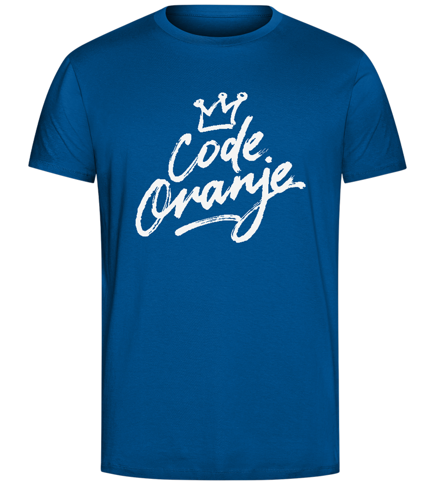 Code Oranje Design - Comfort Unisex T-Shirt_ROYAL_front