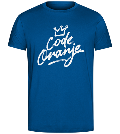 Code Oranje Design - Comfort Unisex T-Shirt_ROYAL_front