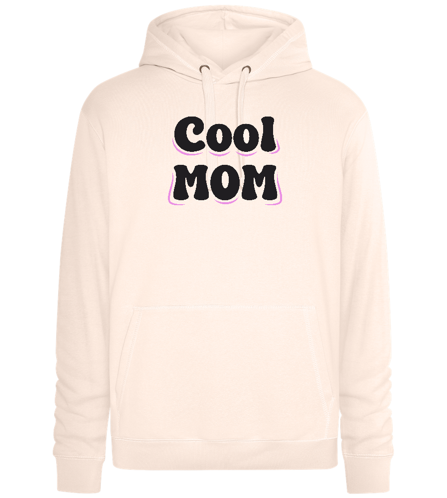 Cool Mom Design - Premium unisex hoodie_LIGHT PEACH ROSE_front