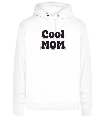 Cool Mom Design - Premium unisex hoodie_WHITE_front