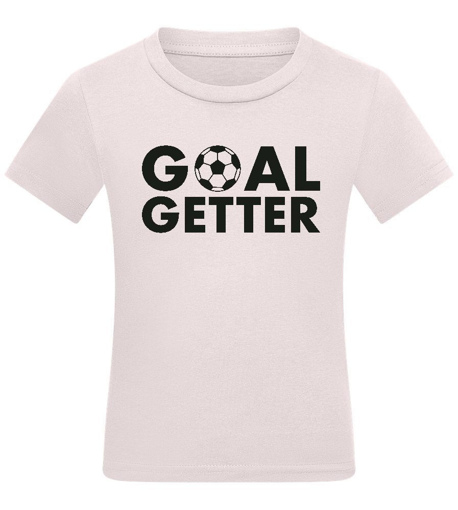 Goal Getter Design - Comfort kids fitted t-shirt_LIGHT PINK_front