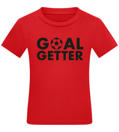 Goal Getter Design - Comfort kids fitted t-shirt_RED_front