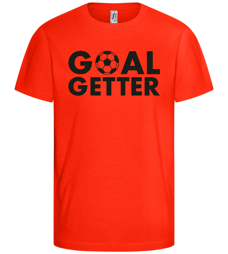 Goal Getter Design - Comfort kids fitted t-shirt_RED_front