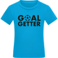 Goal Getter Design - Comfort kids fitted t-shirt_TURQUOISE_front