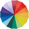 Rainbow 16-Panel Umbrella_MULTICOLOUR_front