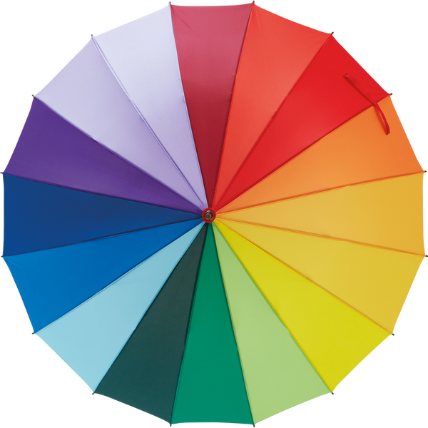 Rainbow 16-Panel Umbrella_MULTICOLOUR_front