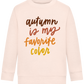 My Favorite Color is Autumn Design - Comfort Kids Sweater_LIGHT PEACH ROSE_front