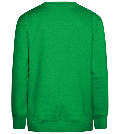 My Favorite Color is Autumn Design - Comfort Kids Sweater_MEADOW GREEN_back