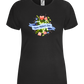 Mother's Day Flowers Design - Comfort women's t-shirt_DEEP BLACK_front