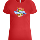 Mother's Day Flowers Design - Comfort women's t-shirt_RED_front