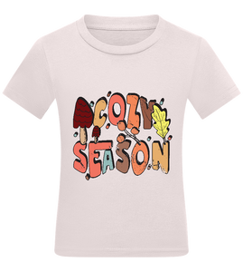 Cozy Season Design - Comfort kids fitted t-shirt