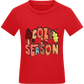 Cozy Season Design - Comfort kids fitted t-shirt_RED_front