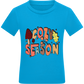 Cozy Season Design - Comfort kids fitted t-shirt_TURQUOISE_front