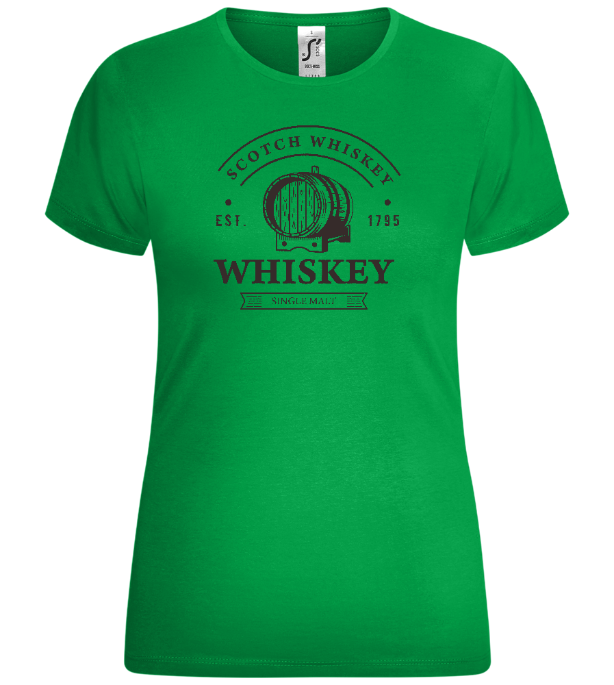 Scotch Whiskey Design - Comfort women's t-shirt_MEADOW GREEN_front