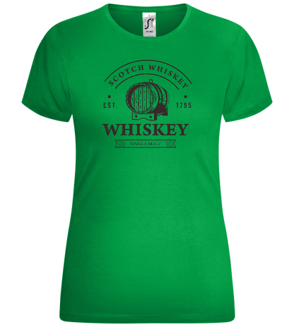 Scotch Whiskey Design - Comfort women's t-shirt_MEADOW GREEN_front