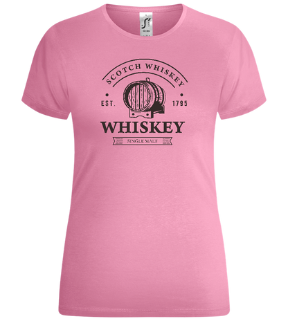 Scotch Whiskey Design - Comfort women's t-shirt_PINK ORCHID_front